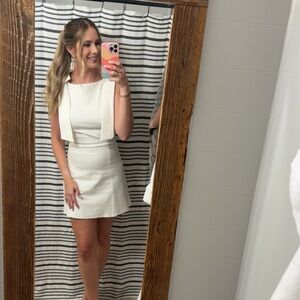 Chic White Mini Dress